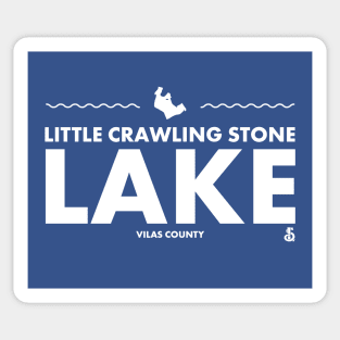 Vilas County, Wisconsin - Little Crawling Stone Lake Sticker